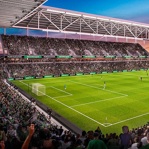 Austin Fc Stadium Map AustinFC CECO Concrete Construction The renderings show preliminary