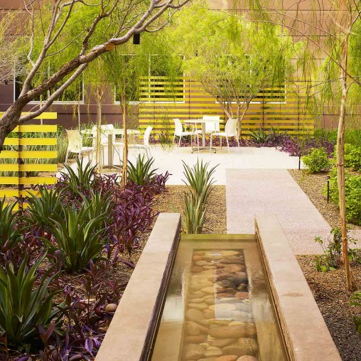 Hospital healing gardens image